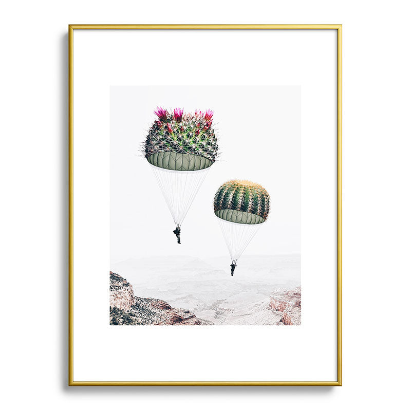 Flying Cacti Framed Art Print Gallery Image 124