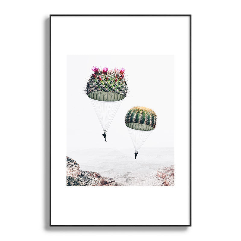 Flying Cacti Framed Art Print Gallery Image 117