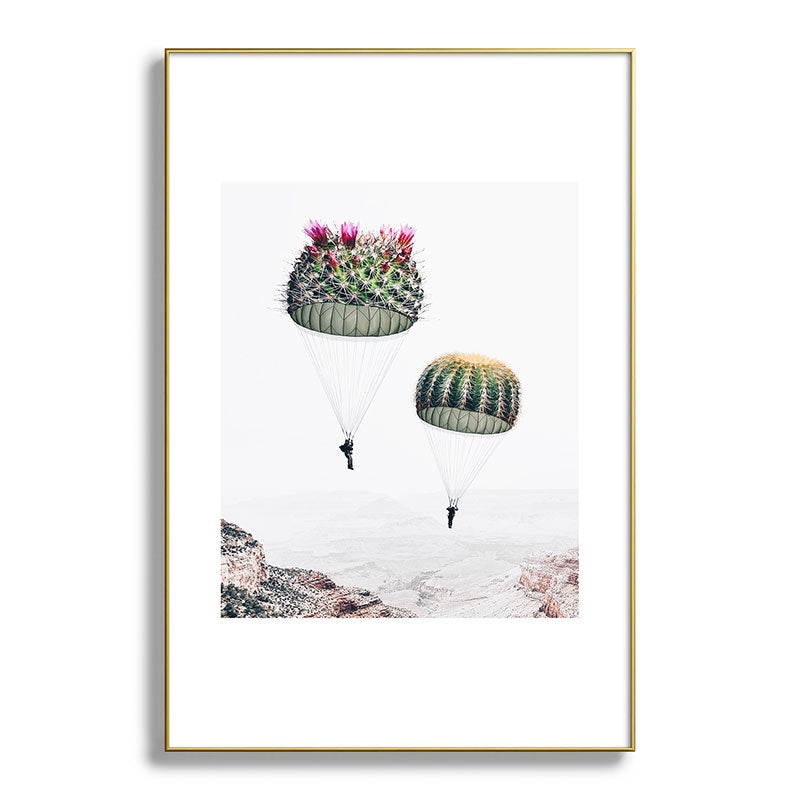 Flying Cacti Framed Art Print Gallery Image 127