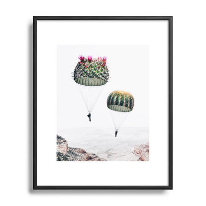 Flying Cacti Framed Art Print Gallery Image 112