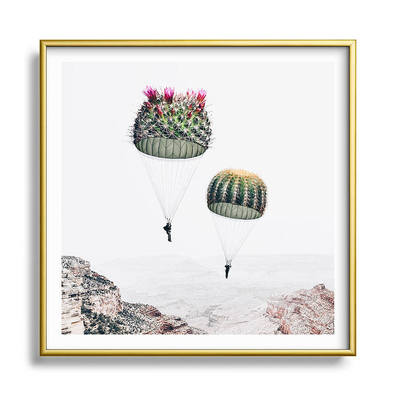 Flying Cacti Framed Art Print Gallery Image 133