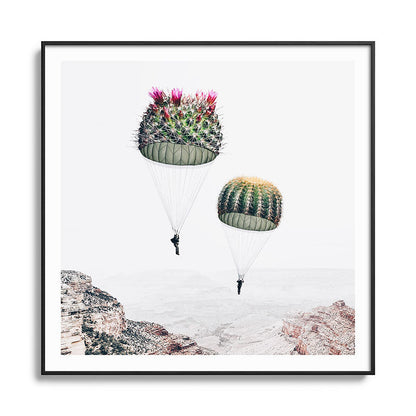 Flying Cacti Framed Art Print Gallery Image 126