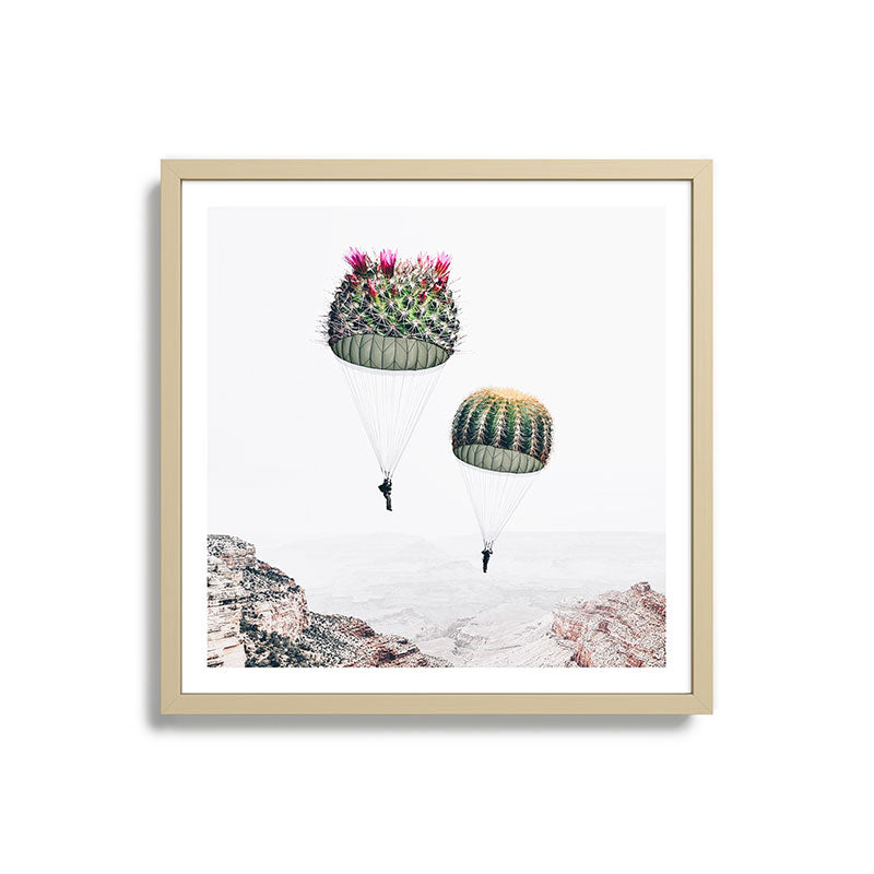 Flying Cacti Framed Art Print Gallery Image 27