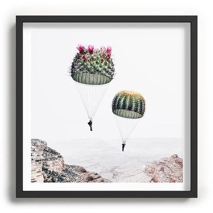 Flying Cacti Framed Art Print Gallery Image 93