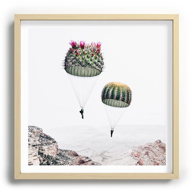 Flying Cacti Framed Art Print Gallery Image 109