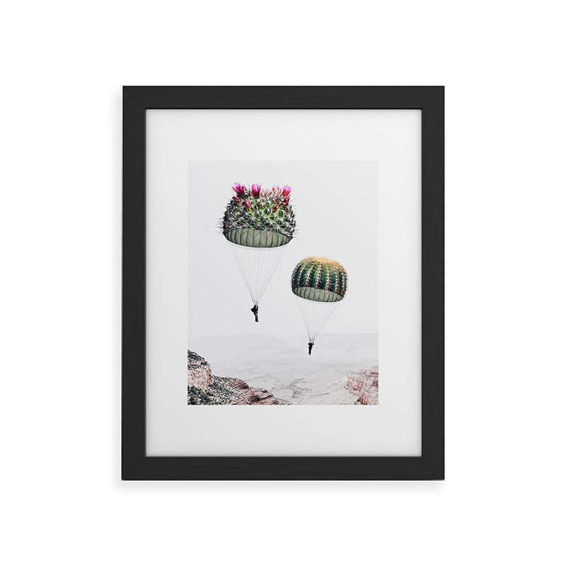 Flying Cacti Framed Art Print Gallery Image 45