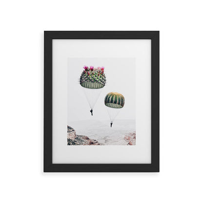 Flying Cacti Framed Art Print Gallery Image 44