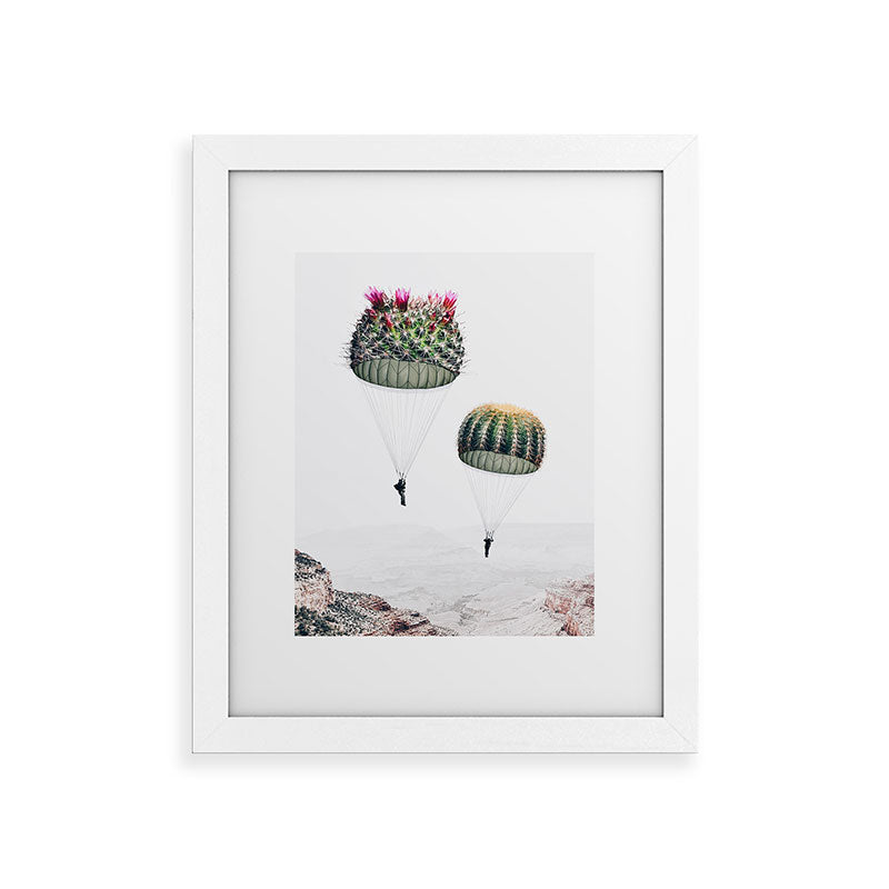 Flying Cacti Framed Art Print Gallery Image 70