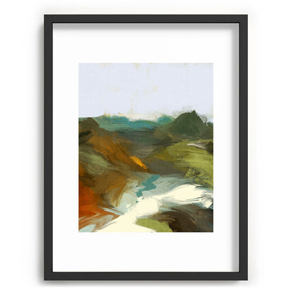 the path abstract landscape art Framed Art Print Gallery Image 83