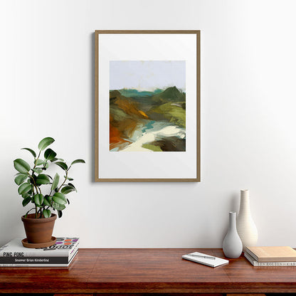 the path abstract landscape art Framed Art Print Gallery Image 18