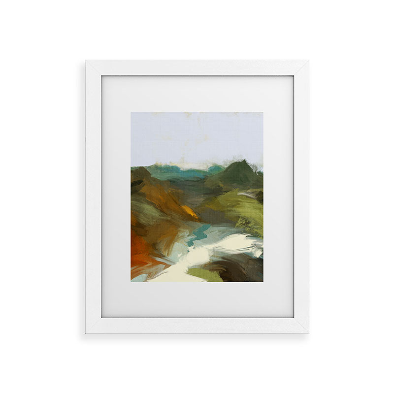 the path abstract landscape art Framed Art Print Gallery Image 73