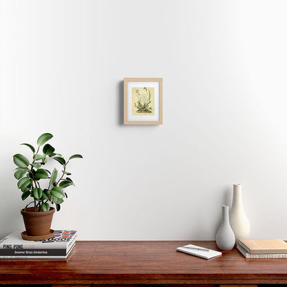 Bird Divinations: Field Bunting (about: almanacofbirds.org) Framed Art Print Gallery Image 15