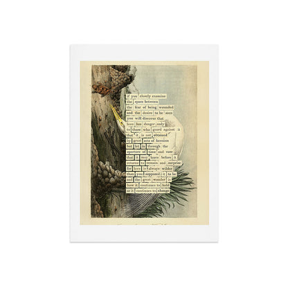 Great White Egret Divination from # An Almanac of Birds # Divinations for Uncertain Days Art Print Gallery Image 7