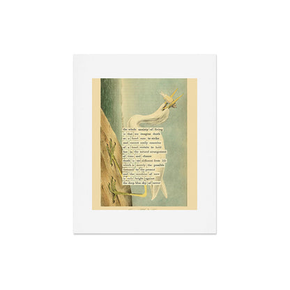 Great White Heron Divination from # An Almanac of Birds # Divinations for Uncertain Days Art Print Gallery Image 5