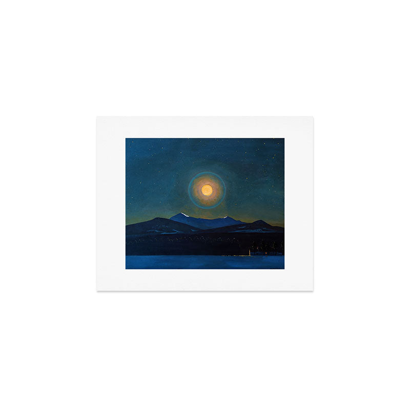 "Moonlight, Winter" by Rockwell Kent (1940) Art Print Gallery Image 1