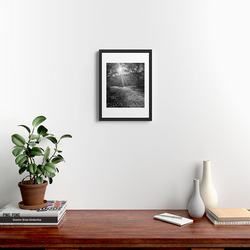 "Sunlit Solitude" by Maria Popova Framed Art Print Gallery Image 3