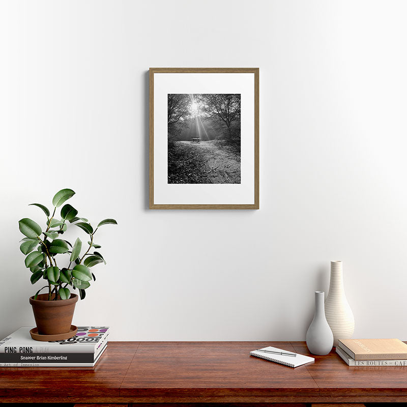 "Sunlit Solitude" by Maria Popova Framed Art Print Gallery Image 12