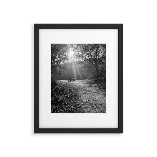 "Sunlit Solitude" by Maria Popova Framed Art Print Gallery Image 2
