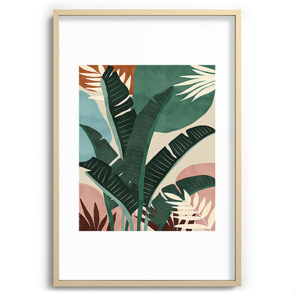 Modern jungle shapes Framed Art Print Gallery Image 102