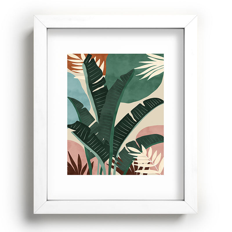 Modern jungle shapes Framed Art Print Gallery Image 104