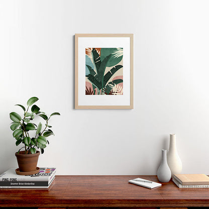 Modern jungle shapes Framed Art Print Gallery Image 64