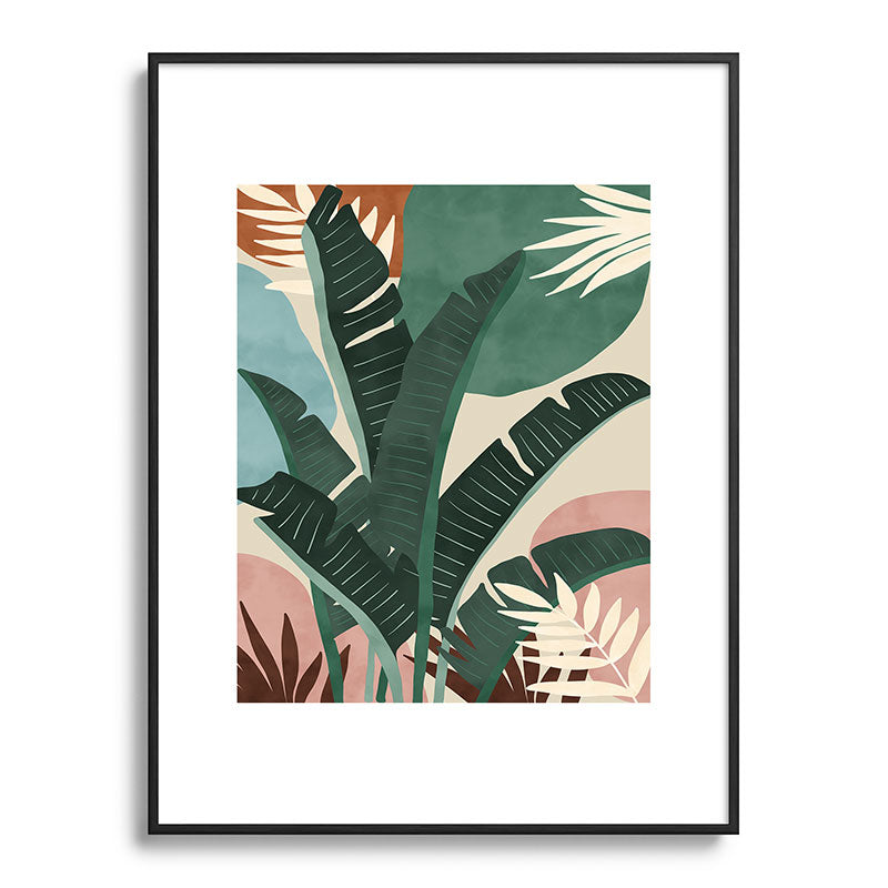 Modern jungle shapes Framed Art Print Gallery Image 115