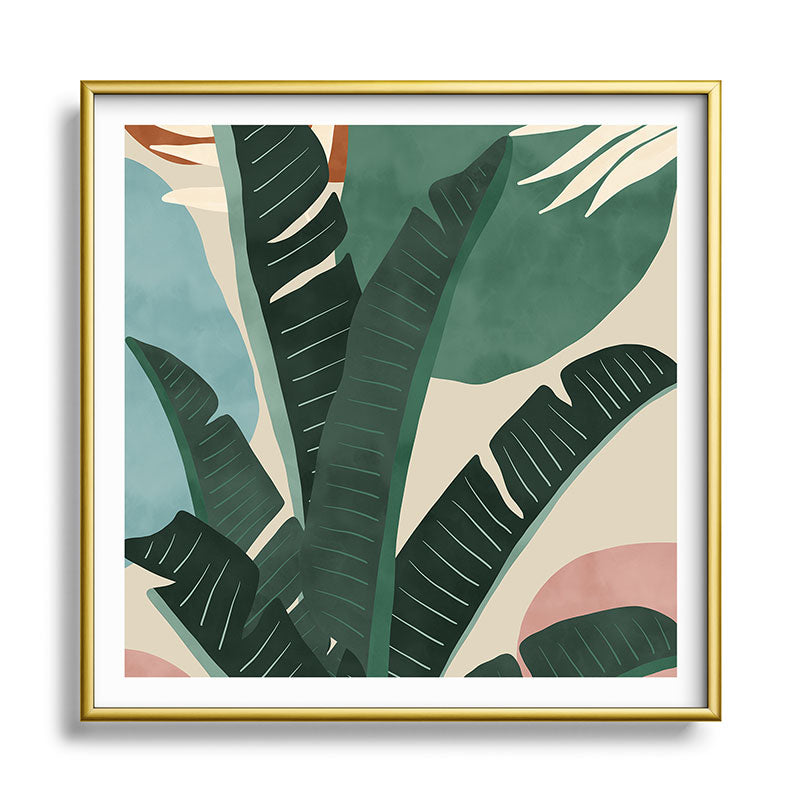 Modern jungle shapes Framed Art Print Gallery Image 133