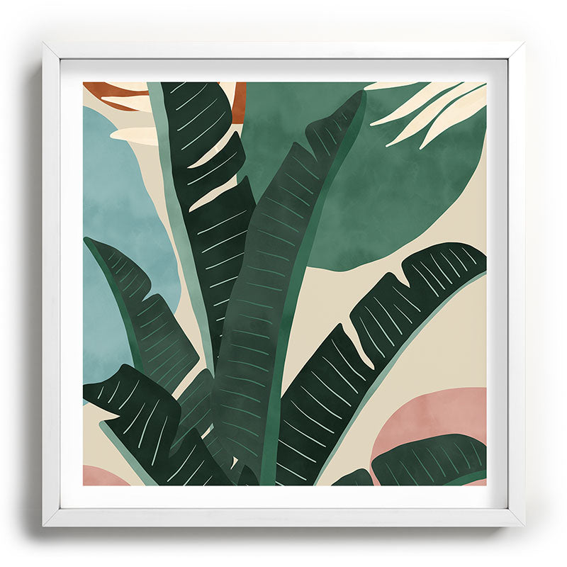 Modern jungle shapes Framed Art Print Gallery Image 118