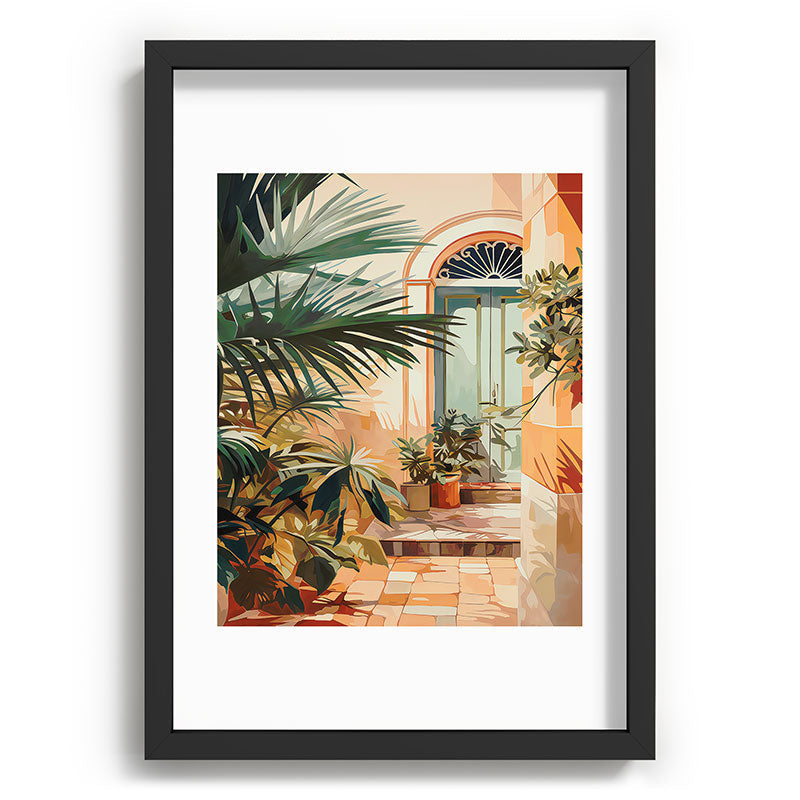 Villa Courtyard Mediterranean Art Framed Art Print Gallery Image 81