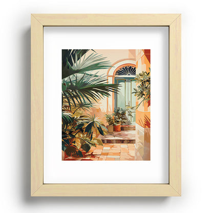 Villa Courtyard Mediterranean Art Framed Art Print Gallery Image 96