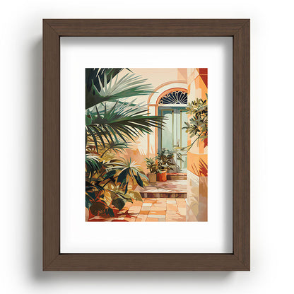 Villa Courtyard Mediterranean Art Framed Art Print Gallery Image 88