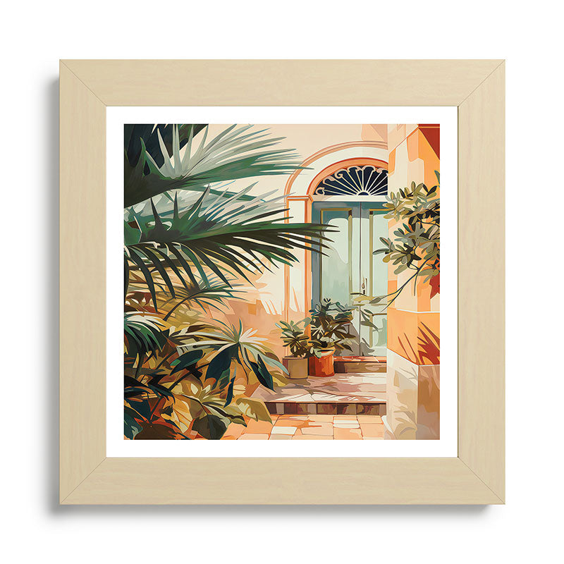 Villa Courtyard Mediterranean Art Framed Art Print Gallery Image 68