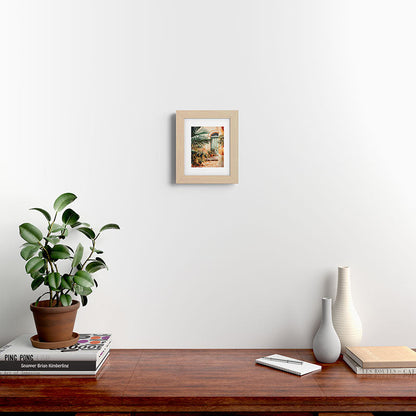 Villa Courtyard Mediterranean Art Framed Art Print Gallery Image 59