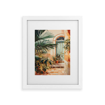 Villa Courtyard Mediterranean Art Framed Art Print Gallery Image 70