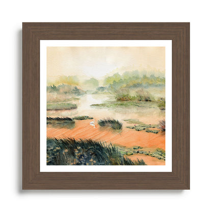 Egret On The Marsh Framed Art Print Gallery Image 57