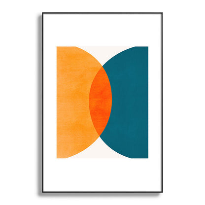 Mid Century Eclipse / Abstract Geometric Framed Art Print Gallery Image 119