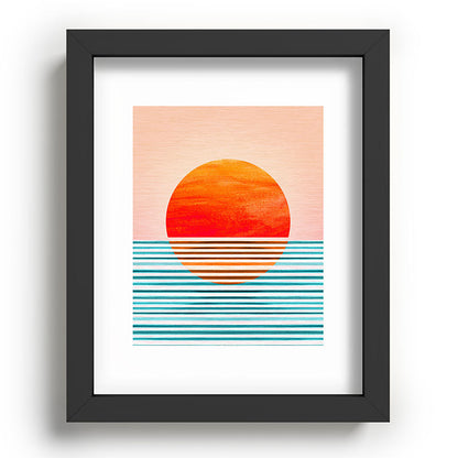 Minimalist Sunset III / Abstract Landscape Framed Art Print Gallery Image 80