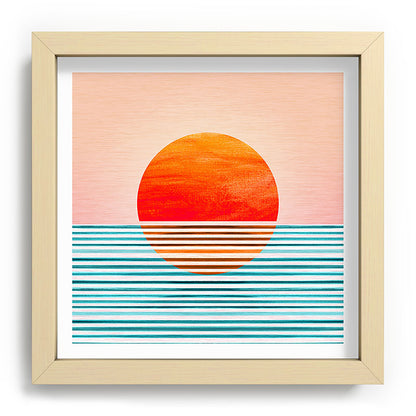 Minimalist Sunset III / Abstract Landscape Framed Art Print Gallery Image 106
