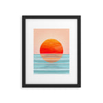 Minimalist Sunset III / Abstract Landscape Framed Art Print Gallery Image 1