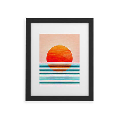 Minimalist Sunset III / Abstract Landscape Framed Art Print Gallery Image 40