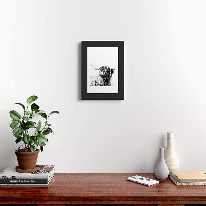 HIGHLAND CATTLE FRIDA Framed Art Print Gallery Image 42