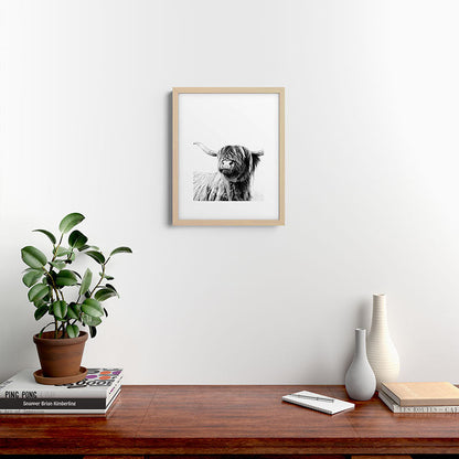 HIGHLAND CATTLE FRIDA Framed Art Print Gallery Image 25