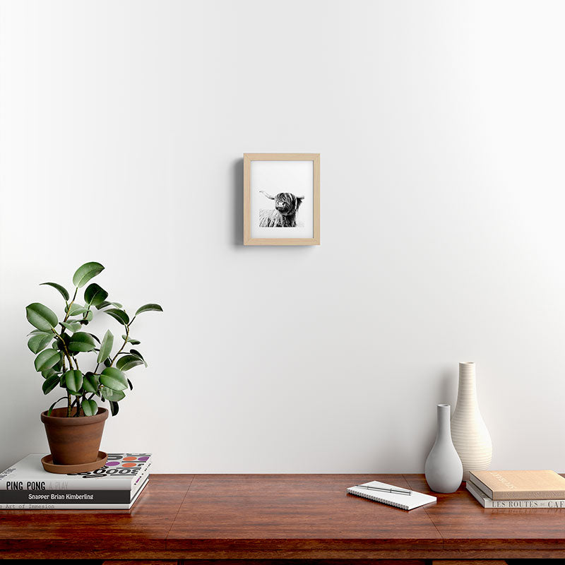 HIGHLAND CATTLE FRIDA Framed Art Print Gallery Image 20