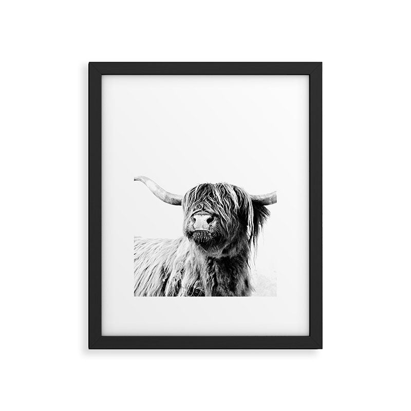 HIGHLAND CATTLE FRIDA Framed Art Print Gallery Image 3