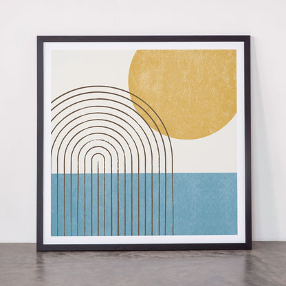 Sunny ocean Framed Art Print Gallery Image 55