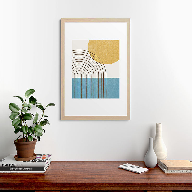 Sunny ocean Framed Art Print Gallery Image 65