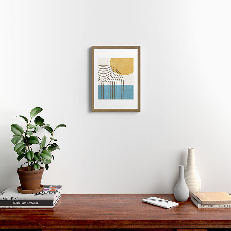 Sunny ocean Framed Art Print Gallery Image 14