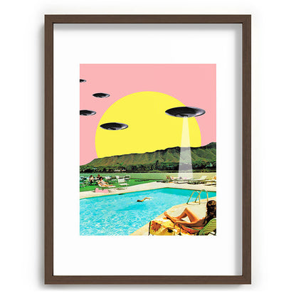 Invasion on vacation (Square) Framed Art Print Gallery Image 92