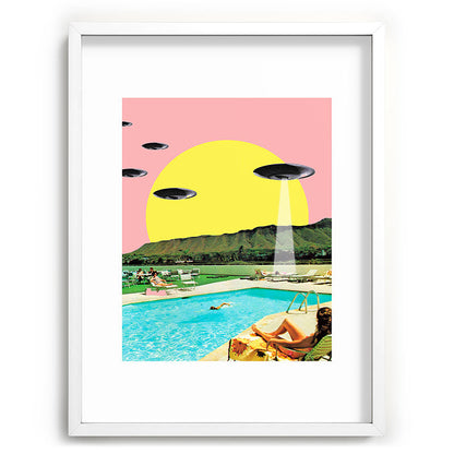 Invasion on vacation (Square) Framed Art Print Gallery Image 108