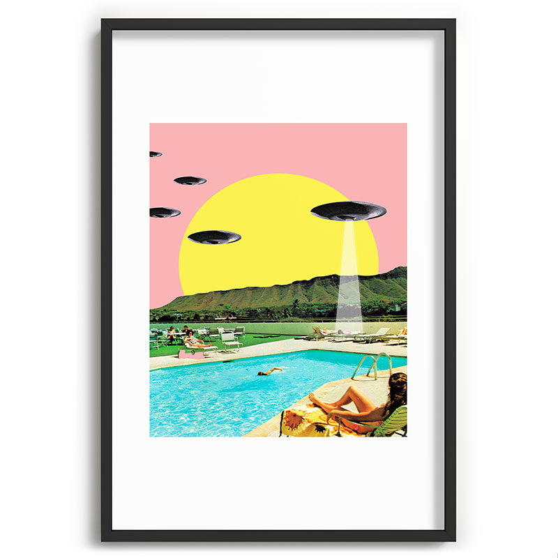Invasion on vacation (Square) Framed Art Print Gallery Image 85